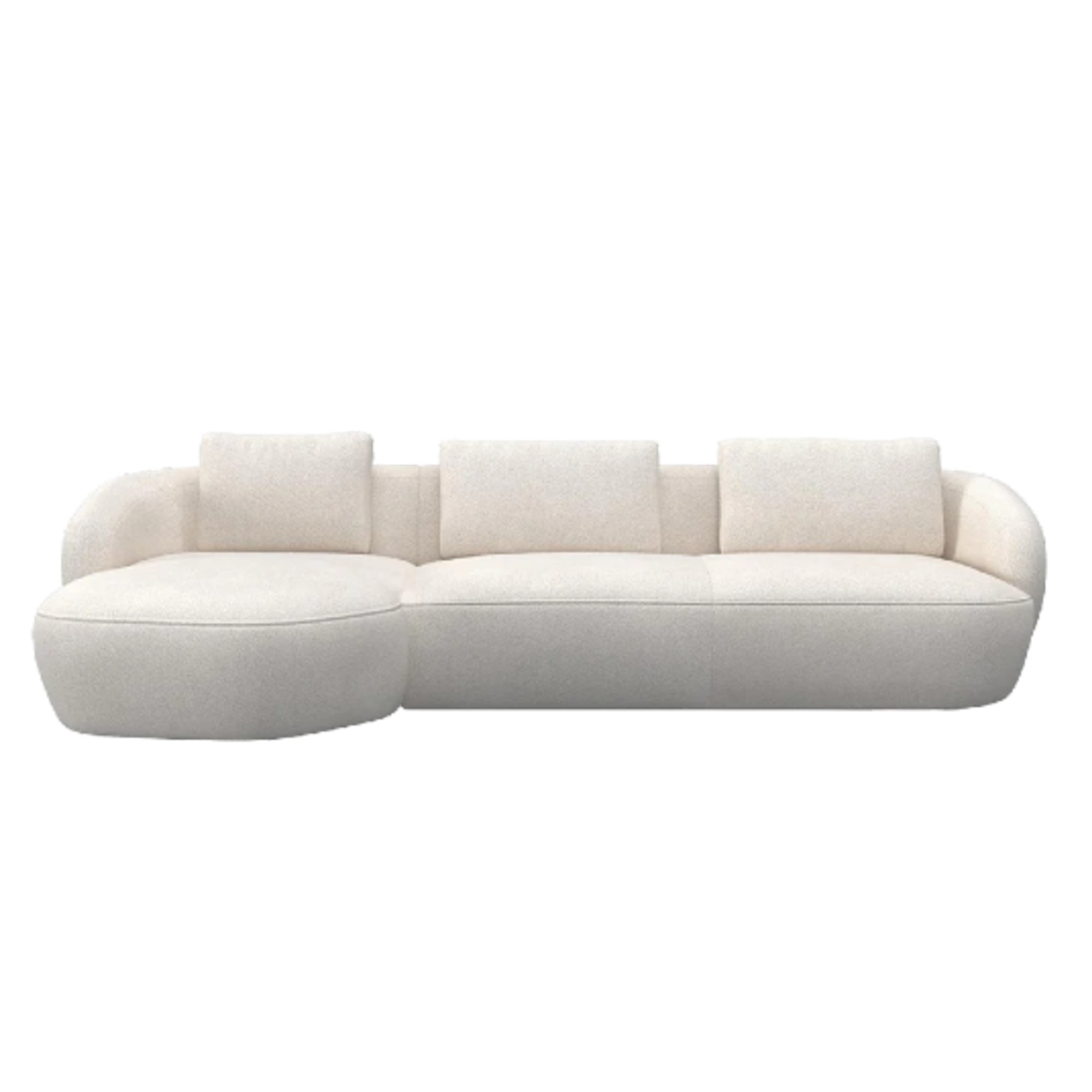 Aurelo Curve Large Right Hand Chaise Sofa