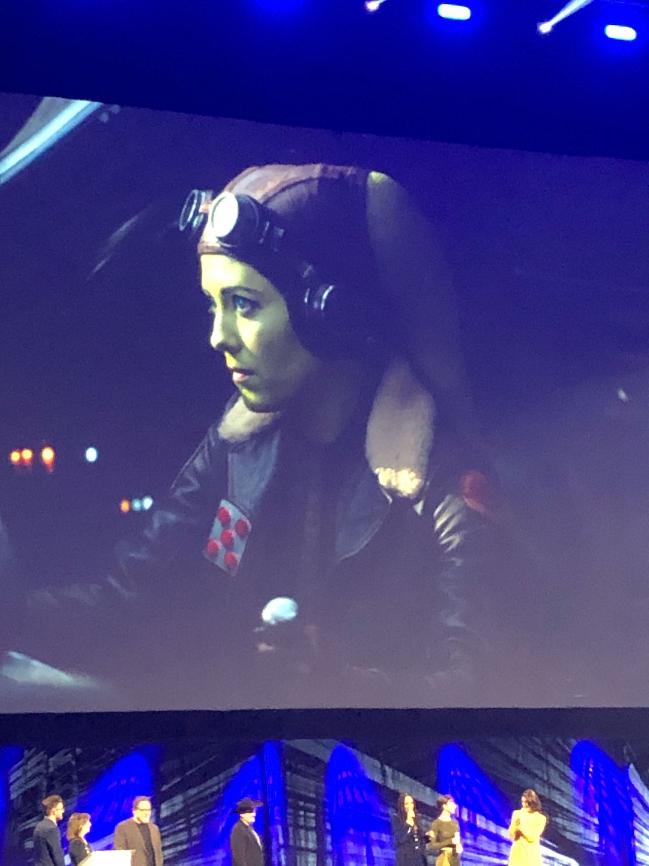 Mary Elizabeth Winstead as Hera in Ahsoka from the Star Wars Celebration