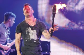 Blood, sweat and tears: Greg Puciato on stage