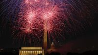 Fourth of July fireworks over Washington, D.C.