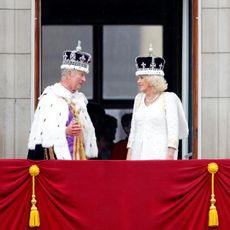 King Charles and Queen Camilla at the Coronation