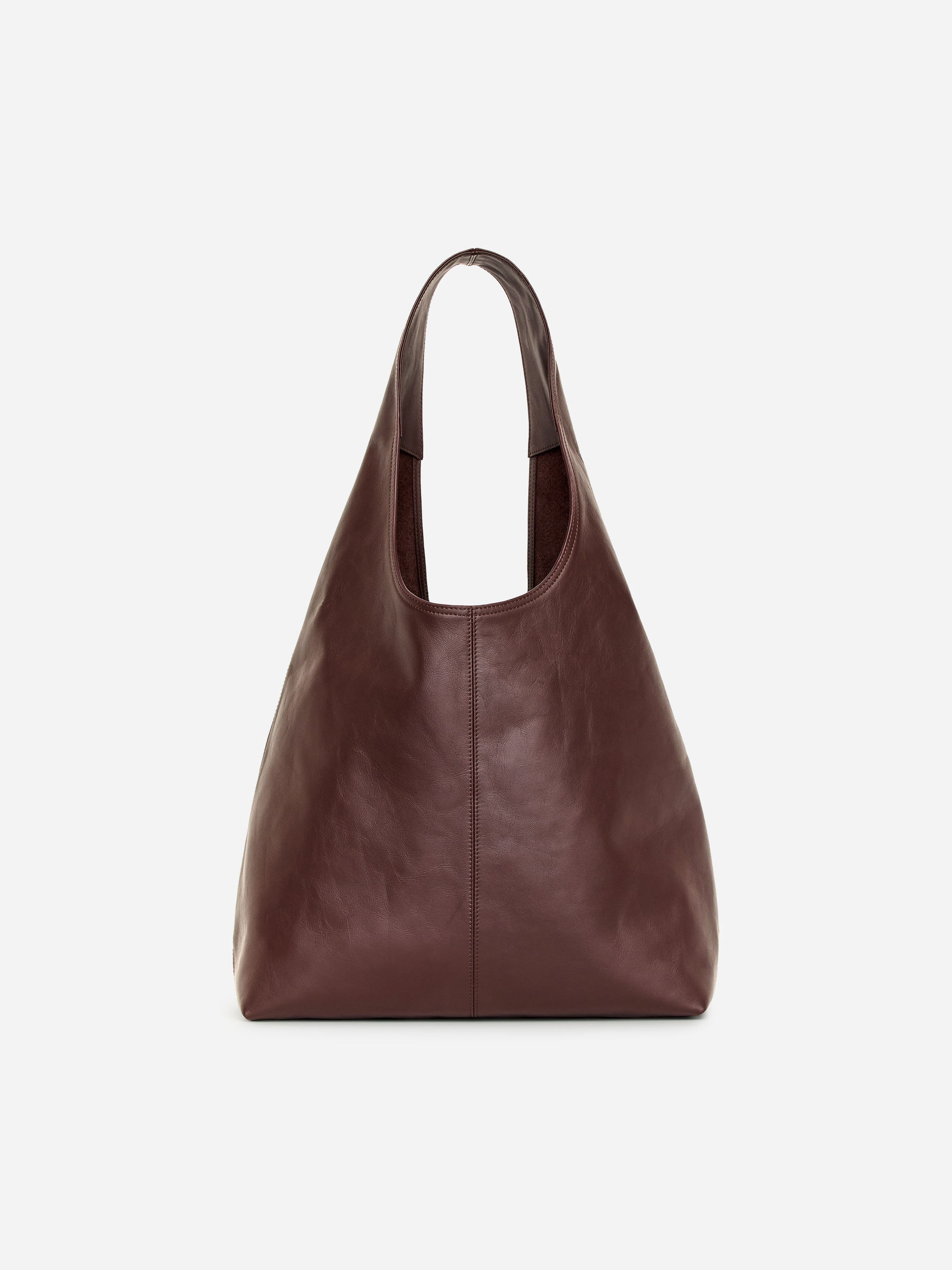 Slouchy Leather Bag &amp;ndash; Brown &amp;ndash; Women &amp;ndash; Arket Gb