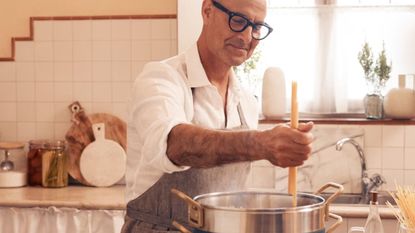 Stanley Tucci just released his own line of chic cookware with