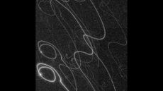 An image from Euclid shows the loops and swirls that resulted when the spacecraft's Fine Guidance Sensor intermittently lost its guide stars.