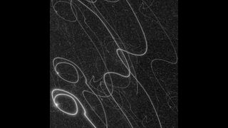 An image from Euclid shows the loops and swirls that resulted when the spacecraft's Fine Guidance Sensor intermittently lost its guide stars.