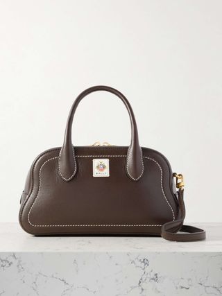 Unda Appliquéd Leather Tote