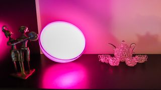 Philips Hue Go 2 with pink light