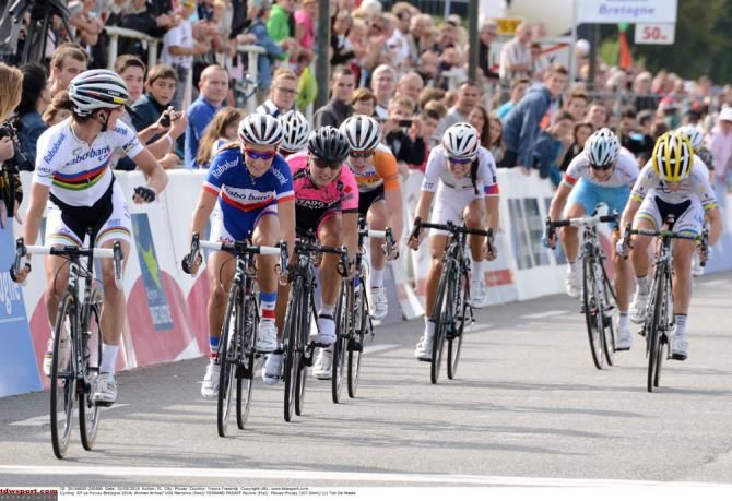The sprint finish at the 2014 GP de Plouay-Bretagne