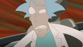 Rick in Rick and Morty: The Anime