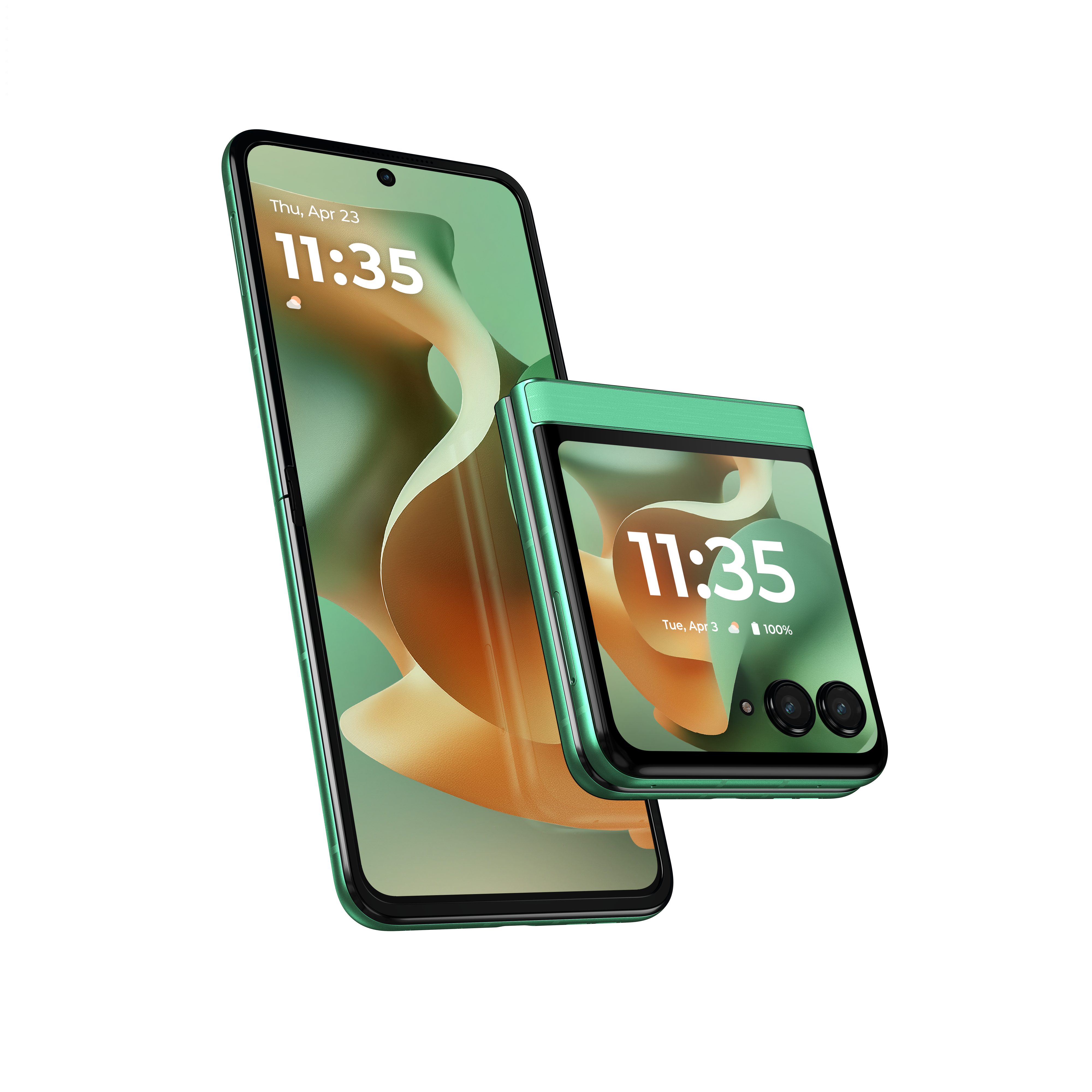 Razr 2025 render in Spring Bud