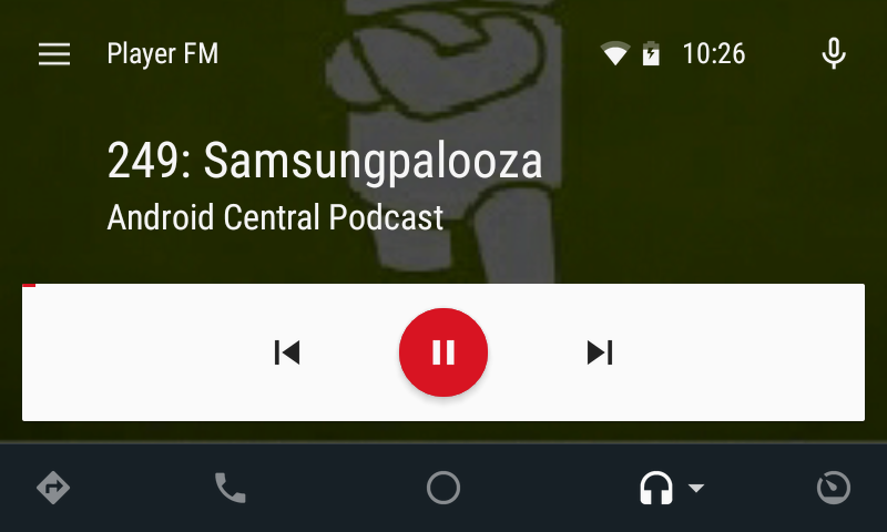 Player FM on Android Auto