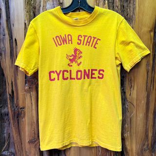 Vintage 80s Hanes IOWA State Cyclones Single Stitch T Shirt 