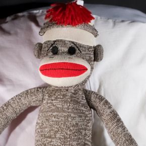 Drop the gun, sock monkey!