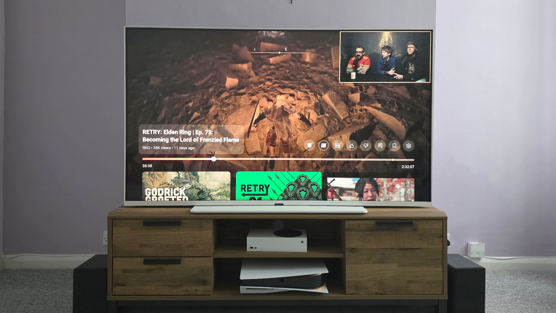 YouTube on a Sky TV