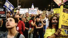 Israeli protesters rallying for return of Oct. 7 hostages