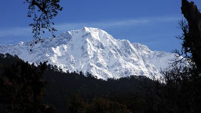 Nanda Devi, in the Himalayas, seen from 360 Leti