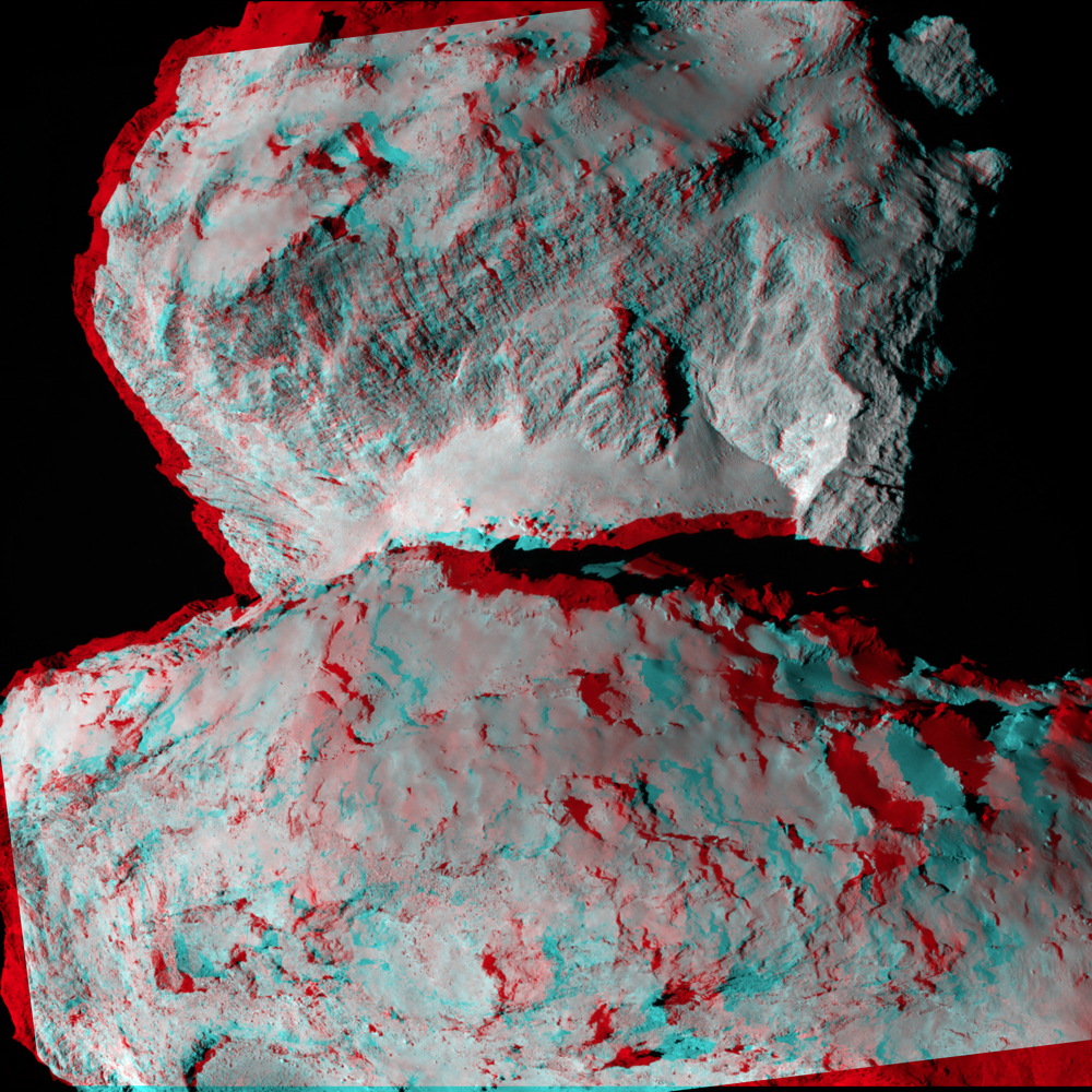 Rosetta&#039;s Comet in 3D 