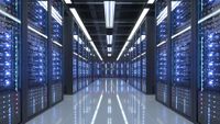 An image showing the inside of a data center.