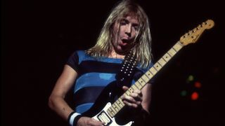 Dave Murray of Iron Maiden in 1984