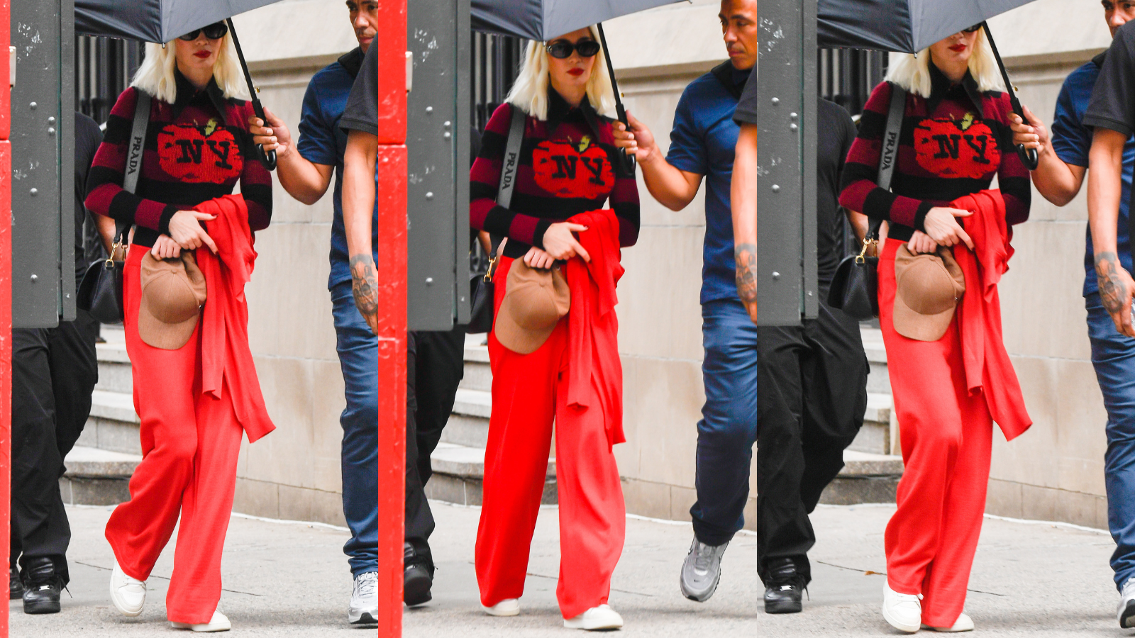 Emily Blunt on set for The Devil Wears Prada 2