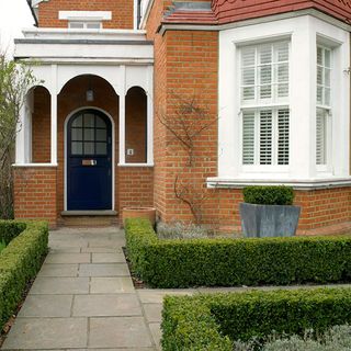 exterior of facebrick edwardian home in southwest london