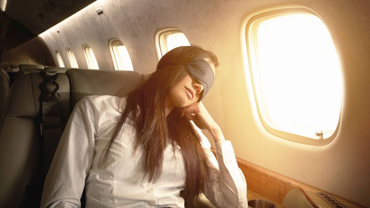 How to fall asleep on a plane