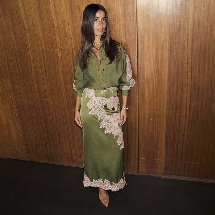 Olive &amp;amp; Pink Lily Skirt - 06