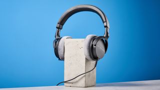 Beyerdynamic DT 270 Pros photographed in a blue background