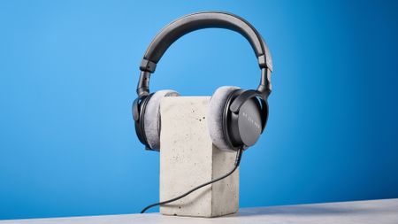 Beyerdynamic DT 270 Pros photographed in a blue background