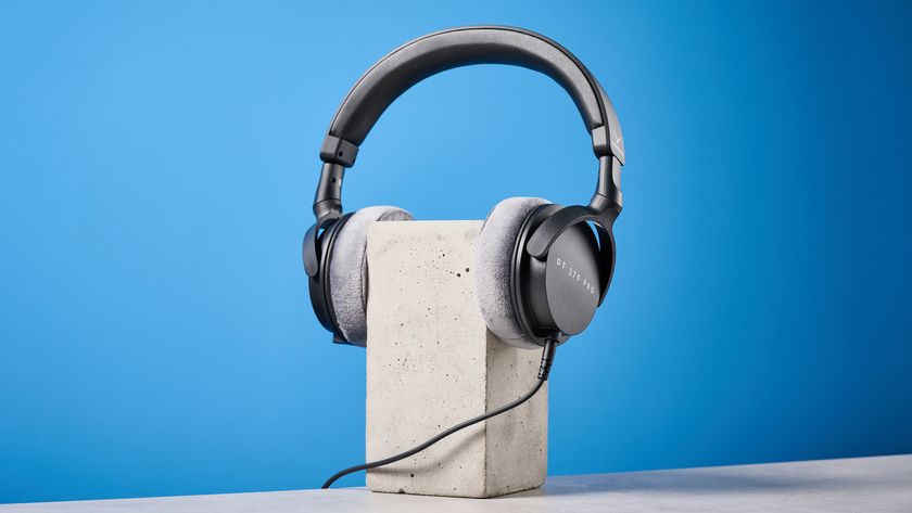 Beyerdynamic DT 270 Pros photographed in a blue background
