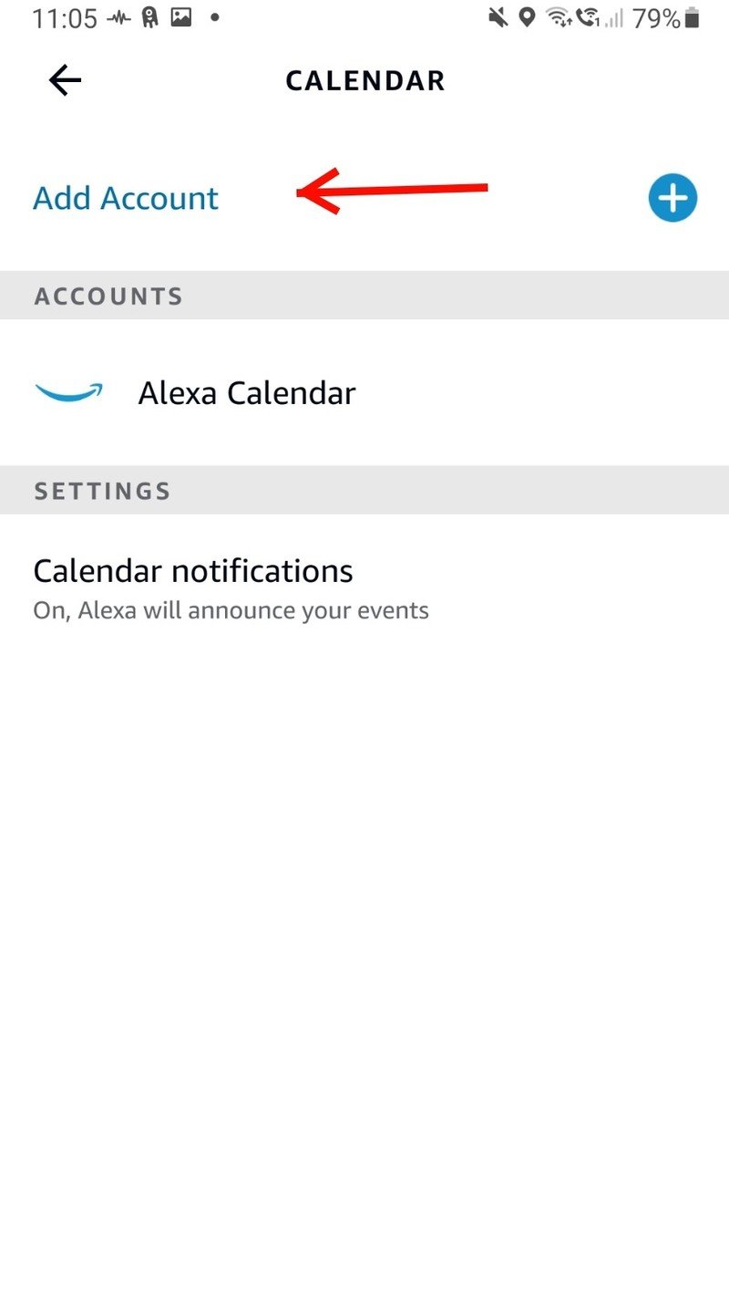 Alexa Uygulaması Takvim Hesabı Ekle