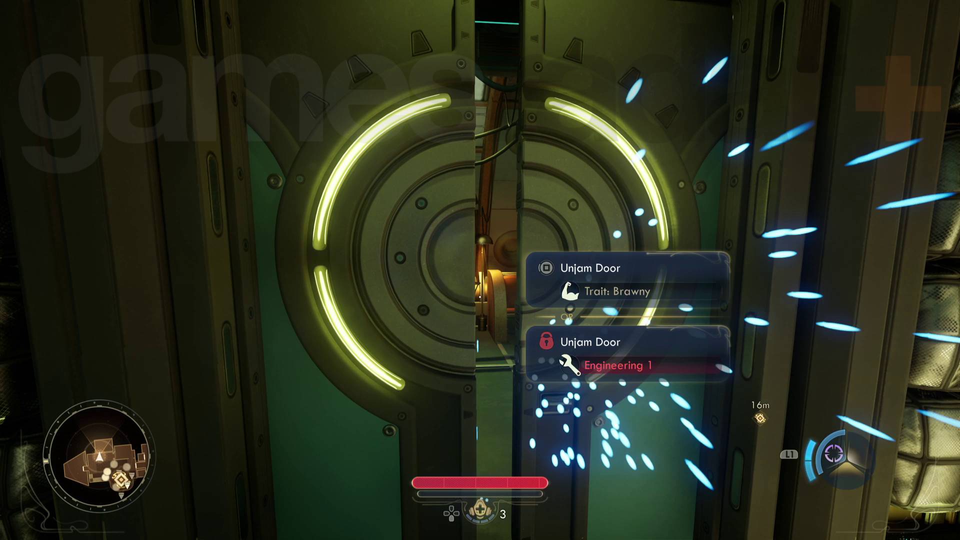 The Outer Worlds 2 brawny trait check to rip open door instead of fixing with engineering