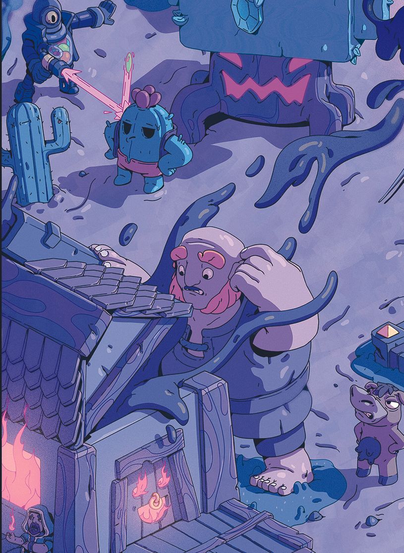 Supercell artwork showing game characters