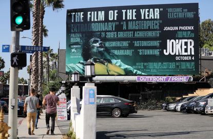 A billboard for Joker