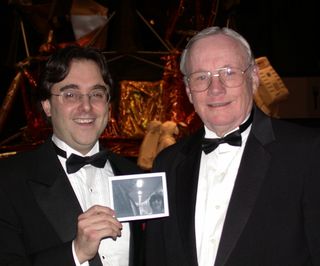 Andrew Chaikin with Neil Armstrong