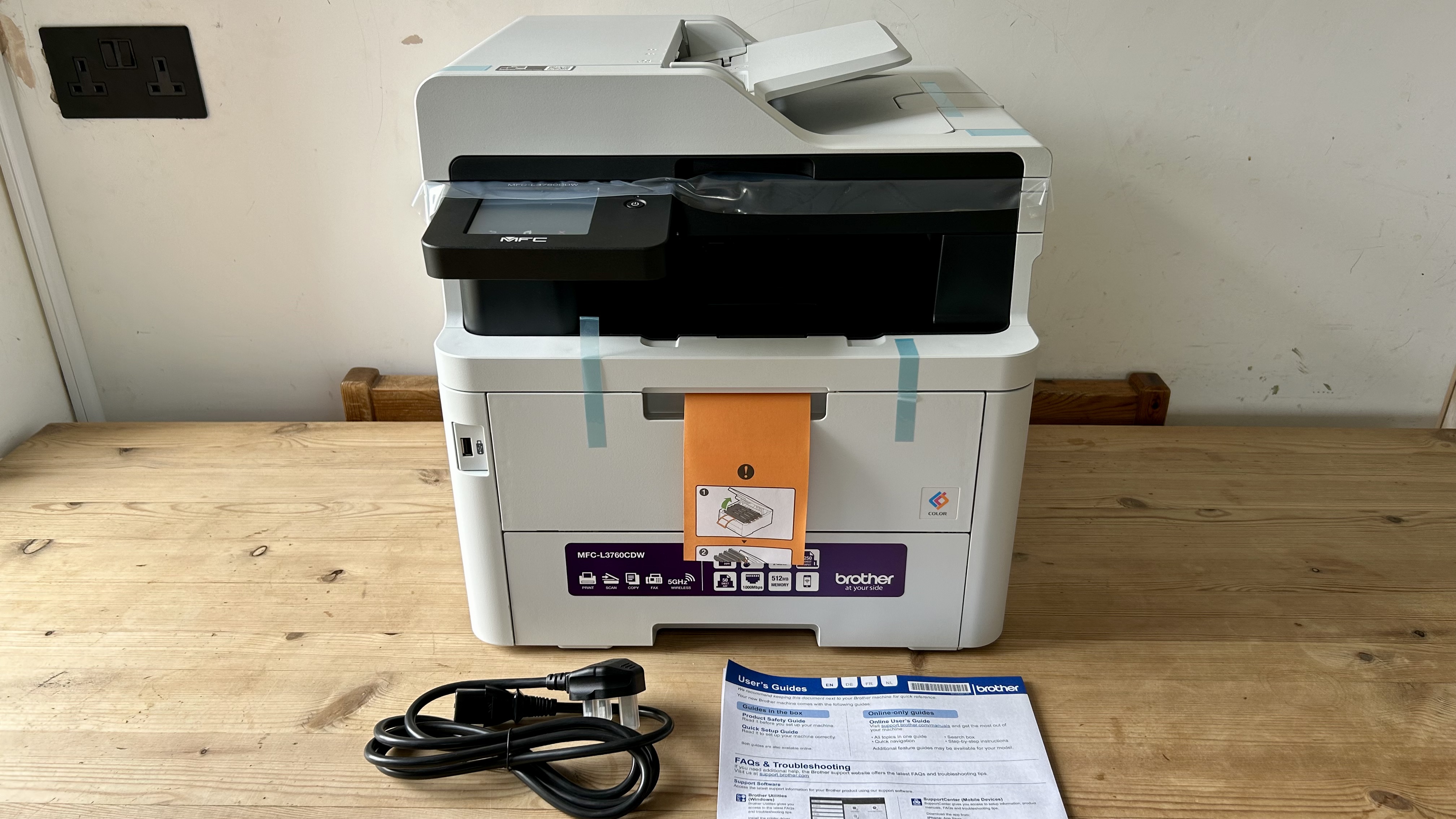 Brother MFC-L3750 laser printer  during our tests