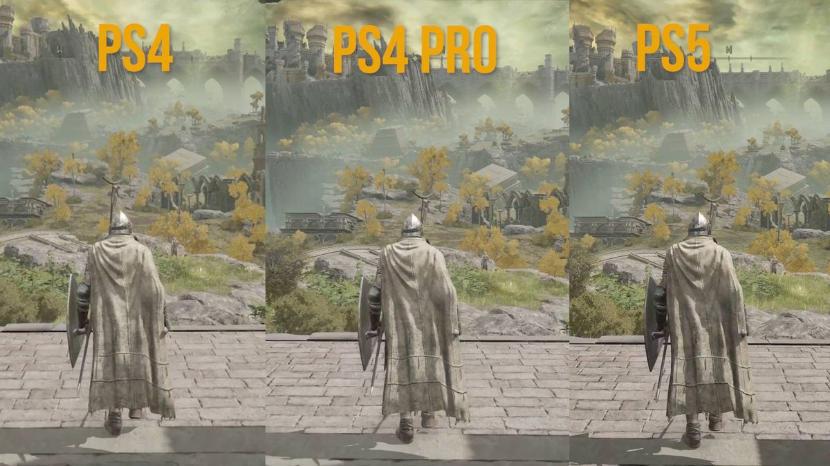 Elden Ring: Comparan los gráficos de las versiones de PS5, PS4 Pro