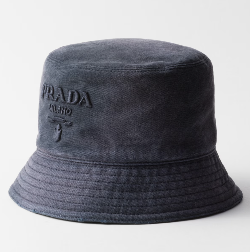 Prada, Canvas Bucket Hat