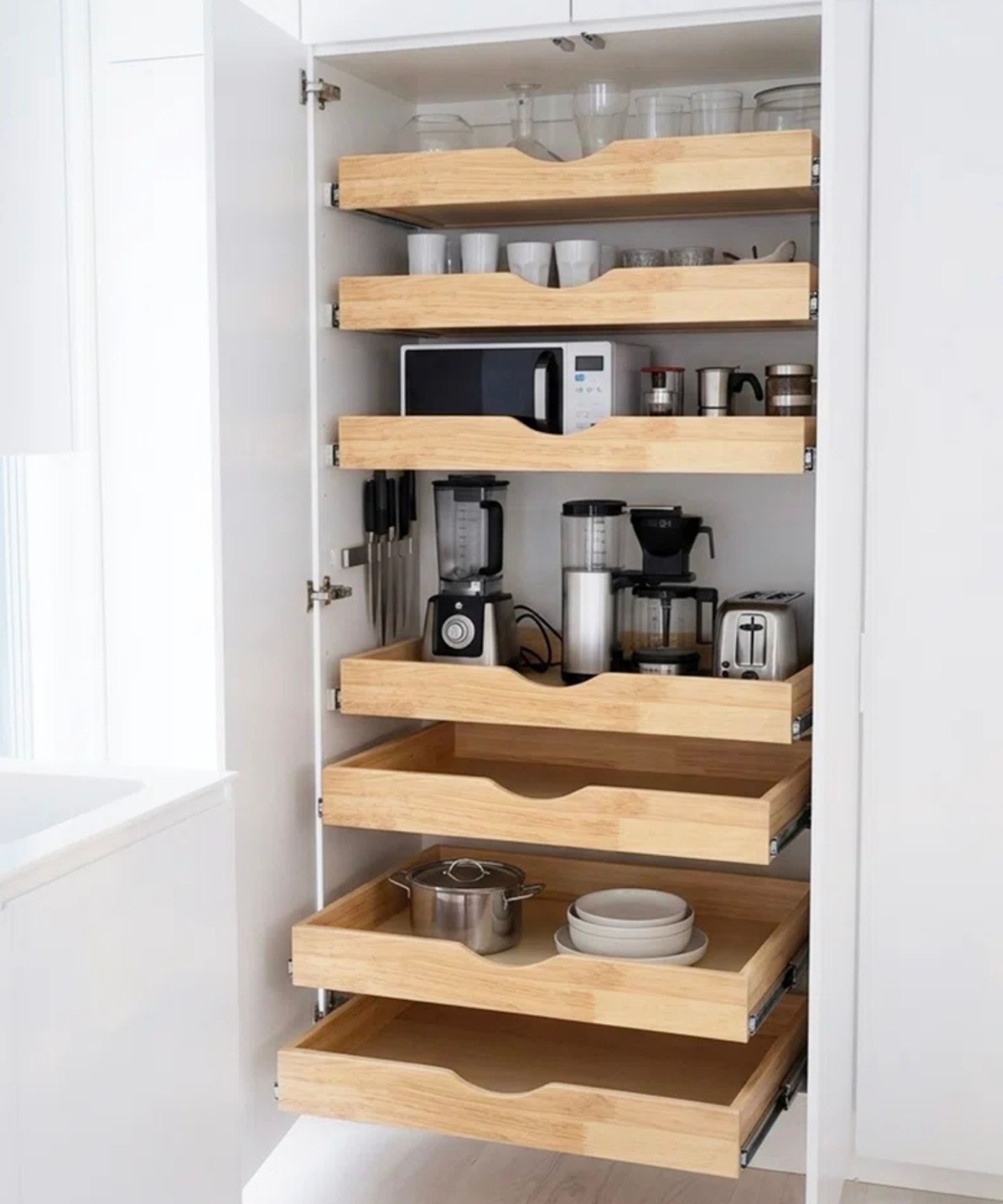 Wayfair's pull-out cabinet addition