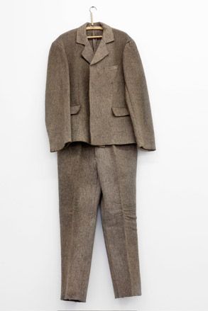 brown Felt Suit in exhibition