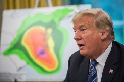 President Trump talks about Hurricane Florence