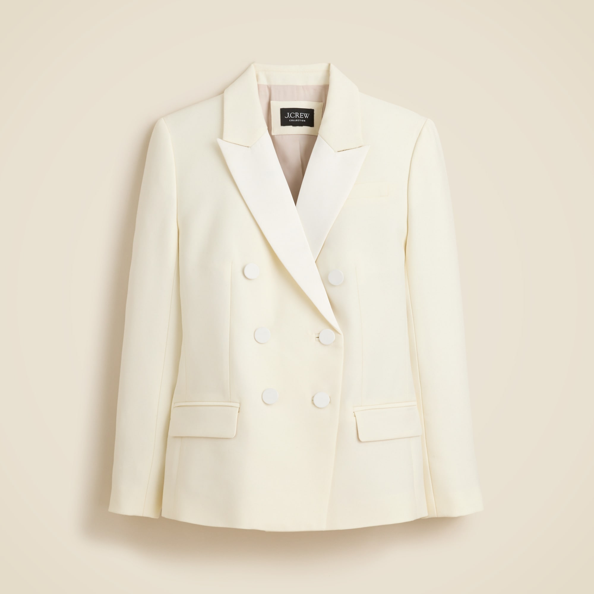 Double-Breasted Blazer in Italian Tuxedo Wool