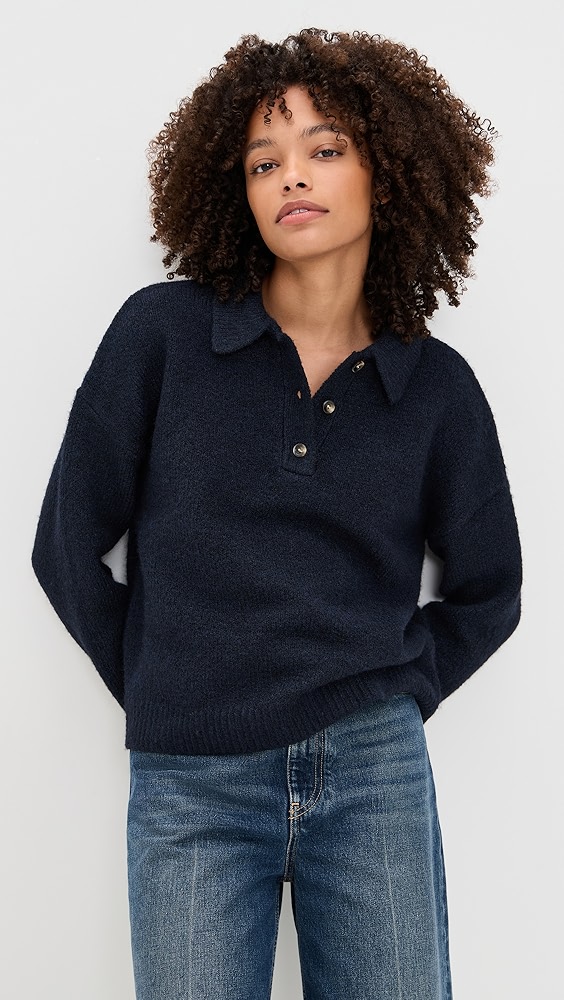 Line &amp;amp; Dot Hart Polo Knit Sweater