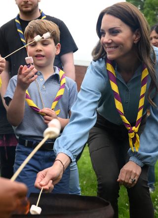 Kate Middleton at an outdoor engagement
