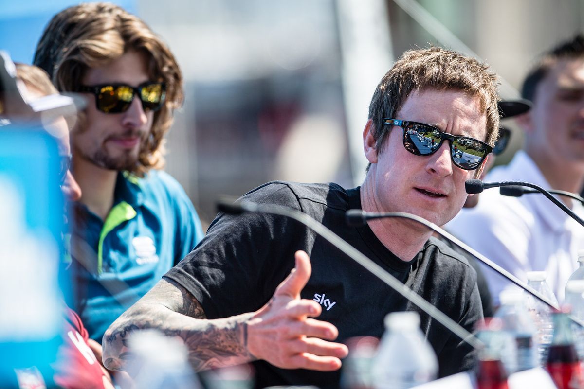 Bradley Wiggins (Team Wiggins) talks about his team at this years race