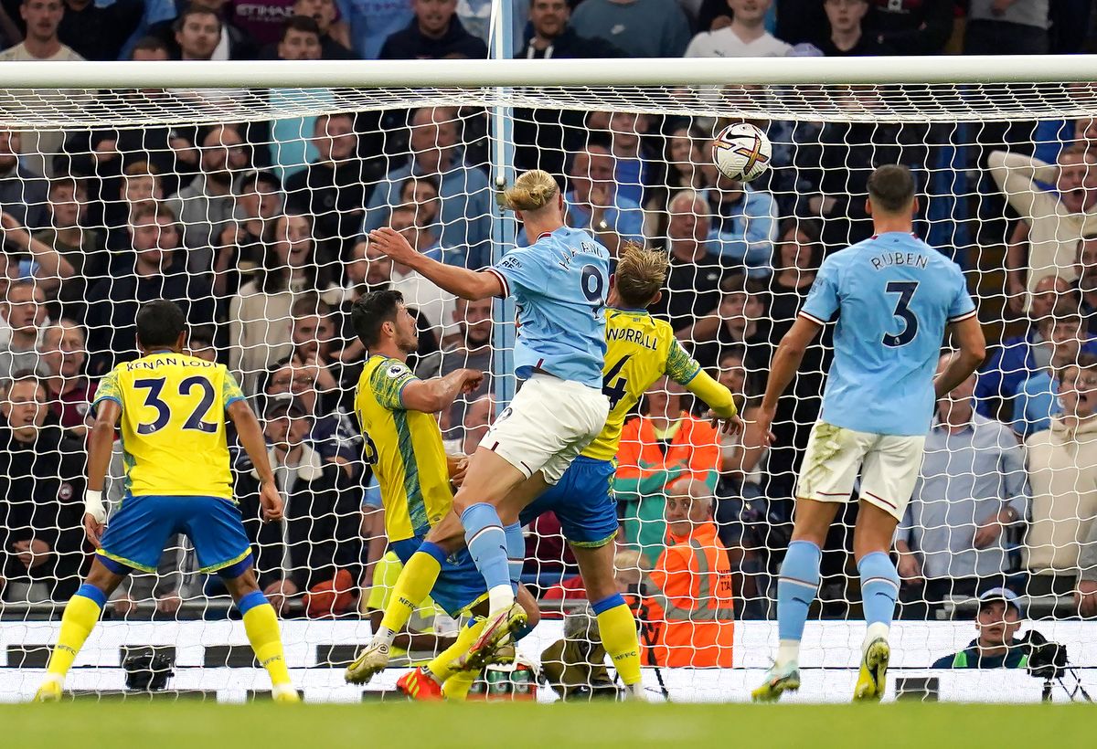 Another Hat-trick For Erling Haaland As Man City Put Six Past ...