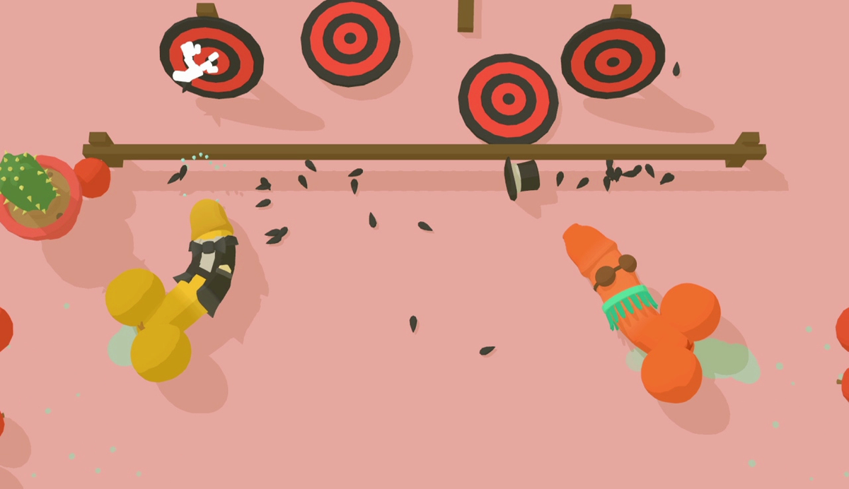 Genital jousting