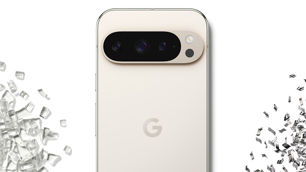 A leaked image of a Pixel 9 series phone