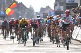 UAE Team Emirates’ Alexander Kristoff wins the 2019 Gent-Wevelgem