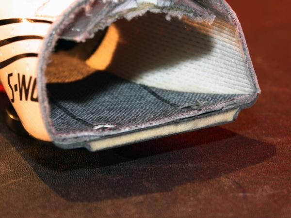 Specialized has traded in last year's solid carbon construction for a new hollow foam core configuration.